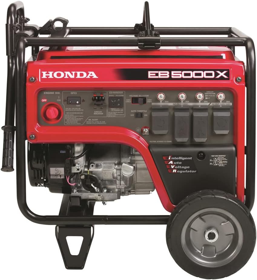 Honda 664310 EB5000X3 Portable Generator with Co-Minder: Reliability in Industrial Grind