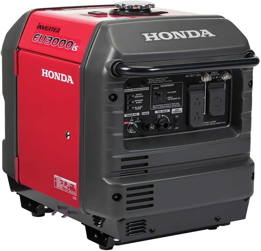 Honda EU3000IS1AG 3000W Gasoline Inverter Portable Generator w/CO-MINDER