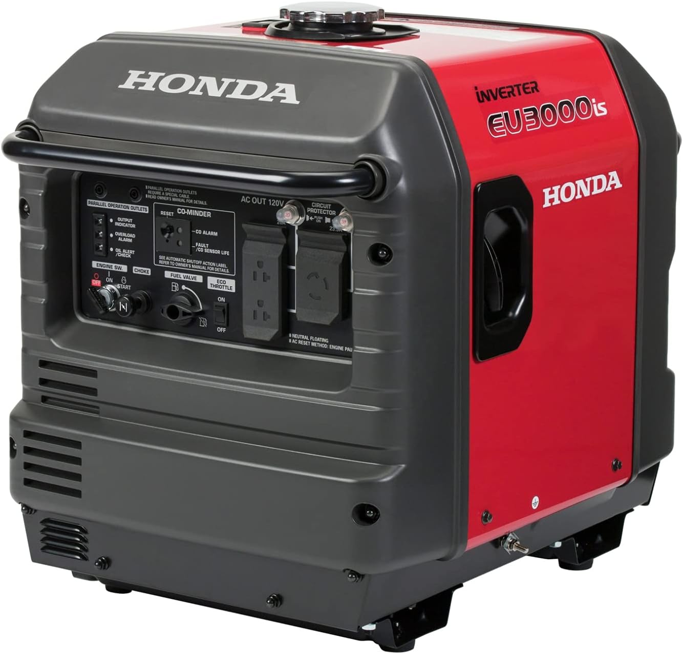 Honda EU3000IS1AN 3000-Watt 120-Volt Inverter Generator with CO-MINDER